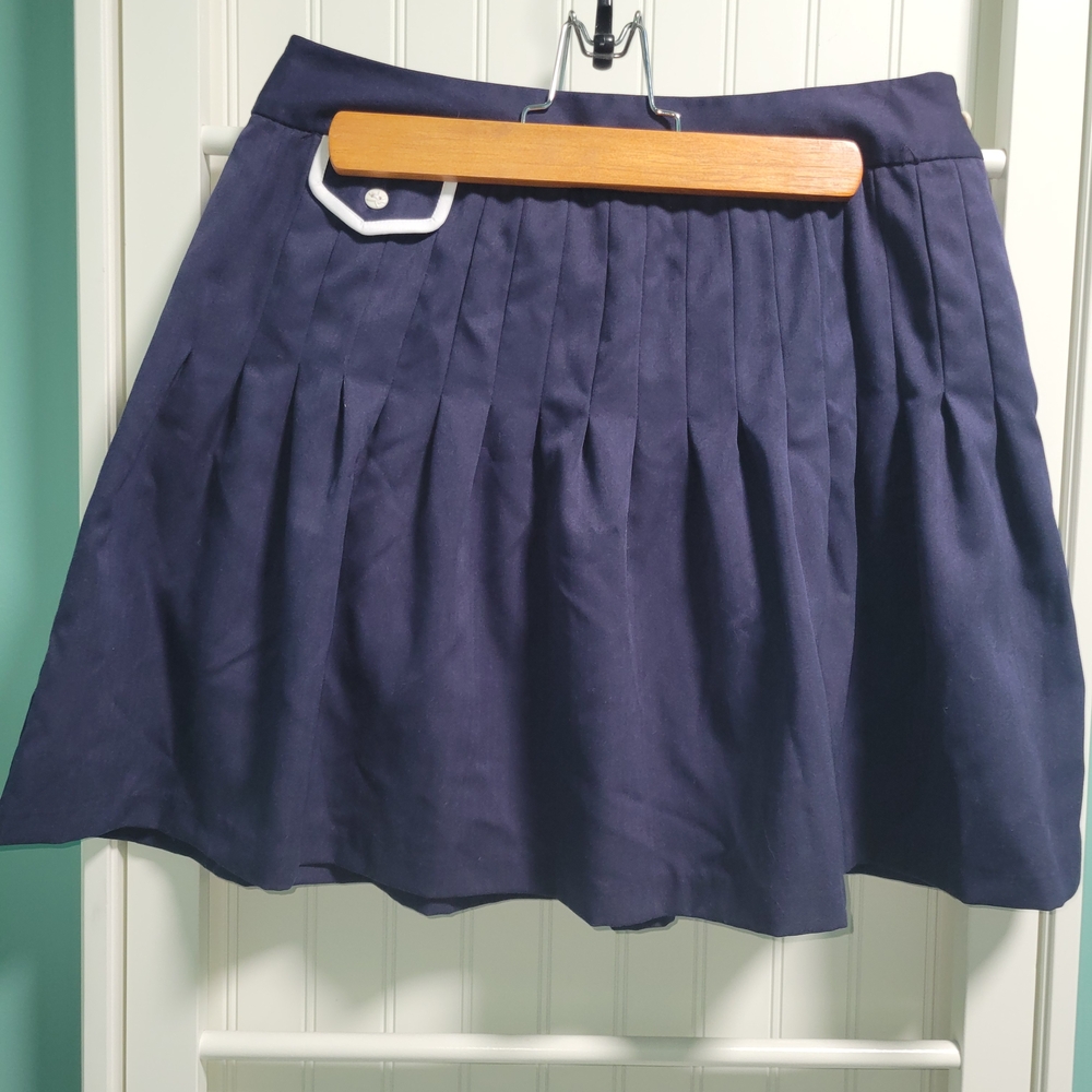 Lily's Of Beverly Hills Navy Pleated Golf/Tennis Skort Size 4